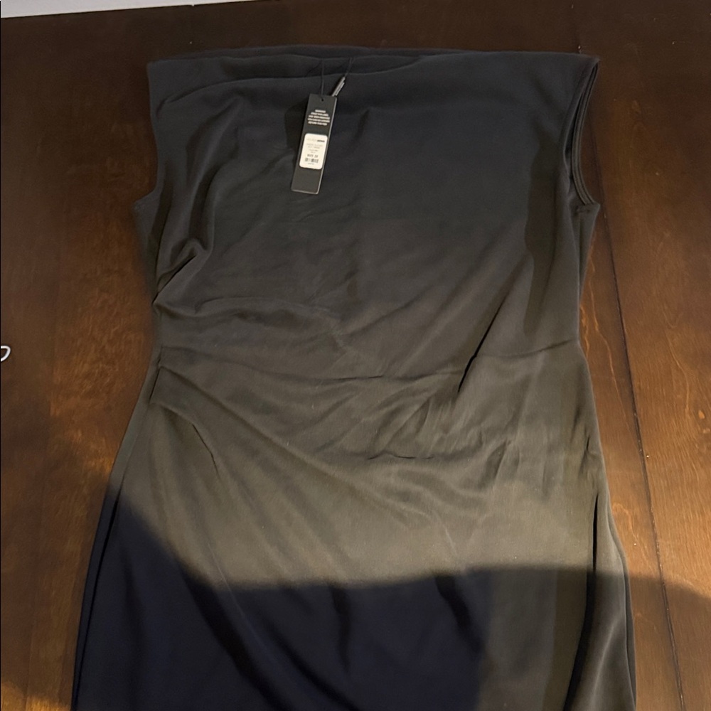 Fashion Nova Black Midi Dress